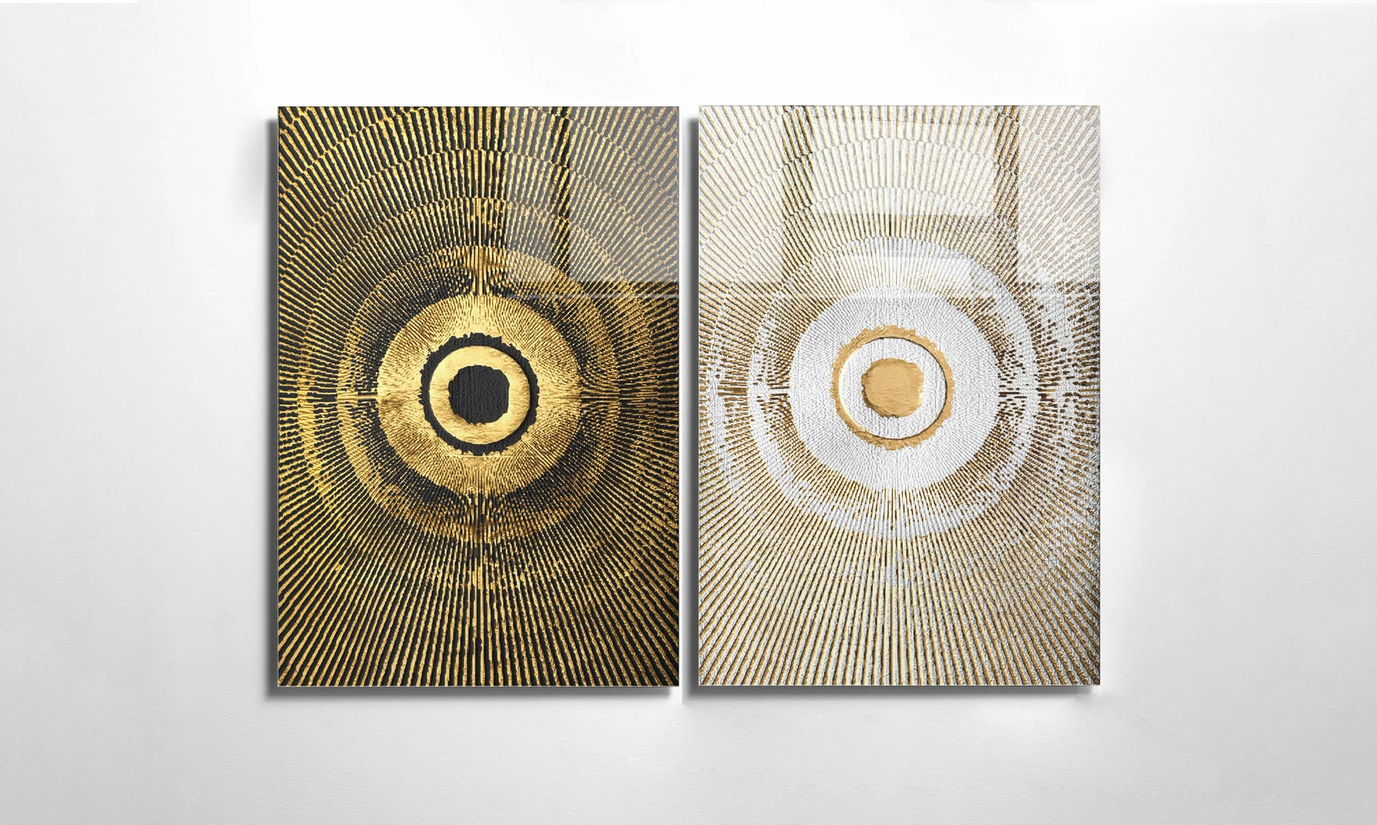 Pikturë dekorative xhami e temperuar (2 copë), Wallity, 70x100cm
