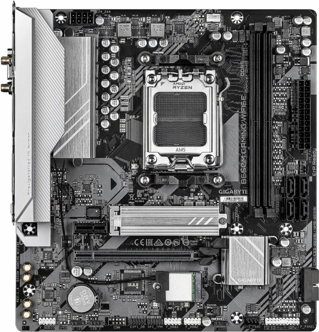 Pllakë amë GIGABYTE B650M GAMING WIFI6E, AM5, mATX, DDR5, Wi‑Fi 6E, 2.5GbE