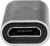 Adapter LogiLink USB 2.0 Type-C në Micro-USB, 480 Mbps, 15W, argjend