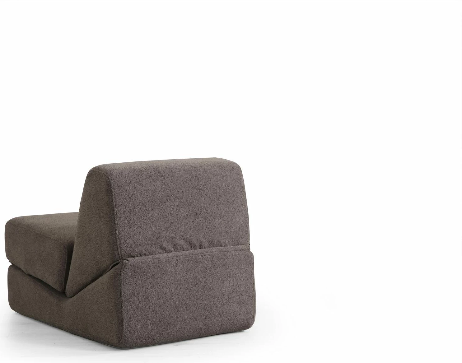 Krevat-karrige një vendëshe, ngjyrë gri e ngrohtë, Atelier del Sofa, Origami Convertable