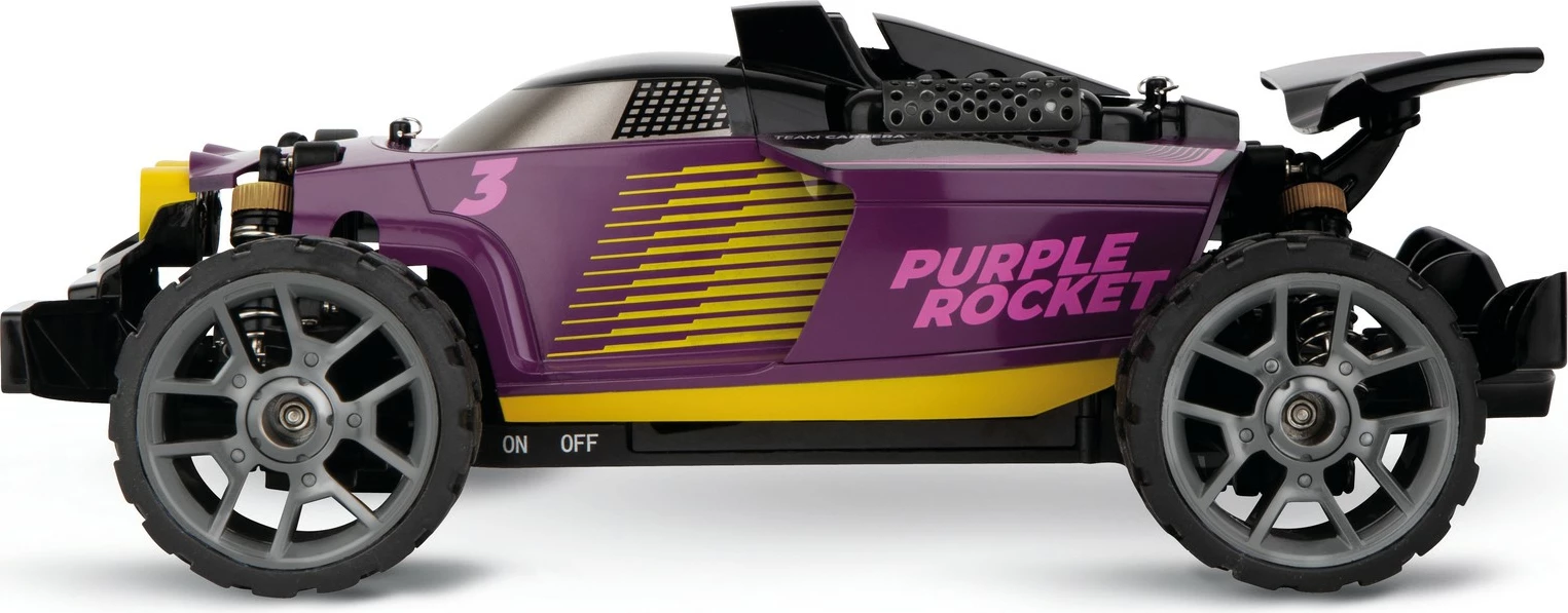 Buggy Carrera Purple Rocket RC, 2.4GHz, elektrik, vjollcë