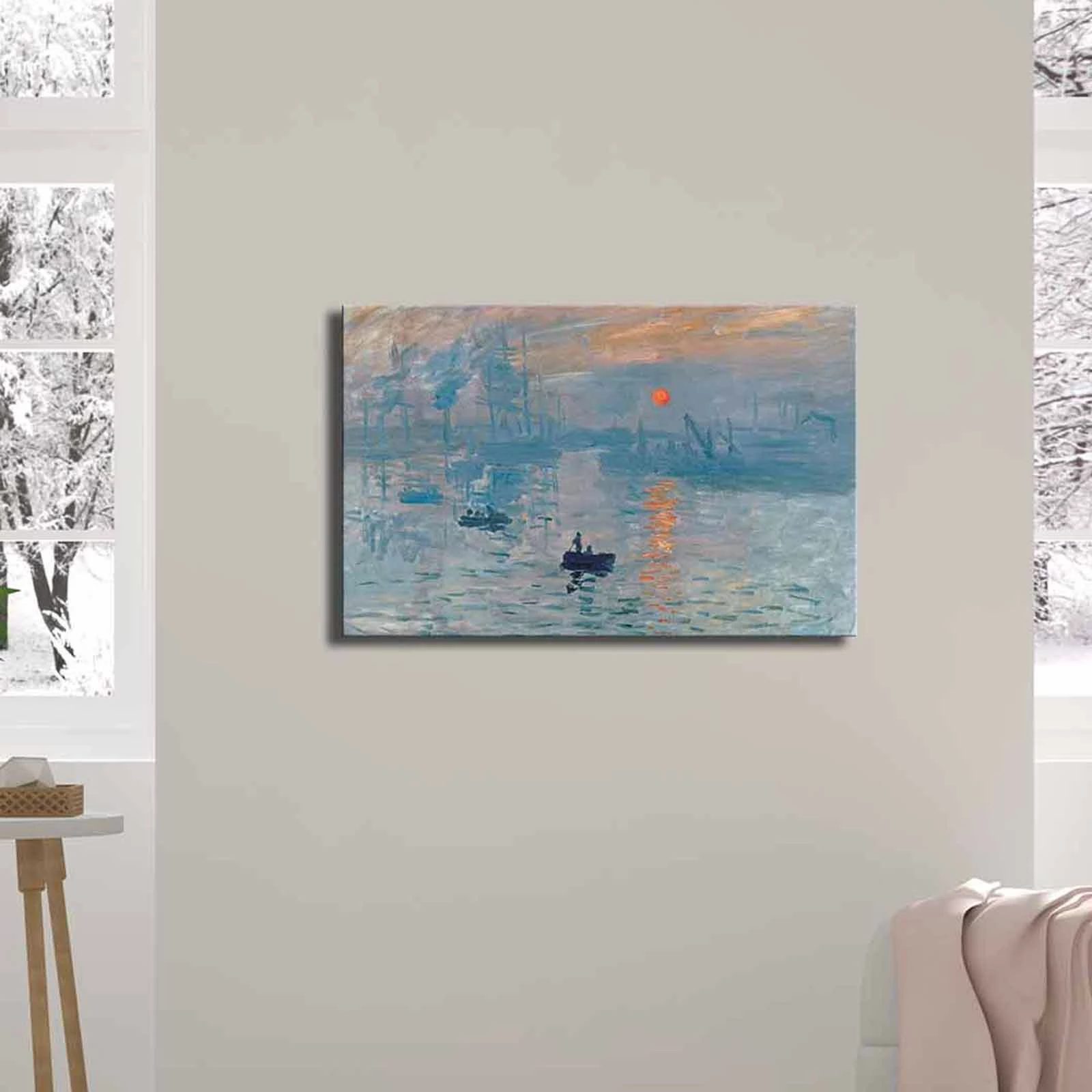 Pikturë dekorative në kanavacë Wallity, FAMOUSART-07, shumëngjyrëshe, 45x70cm