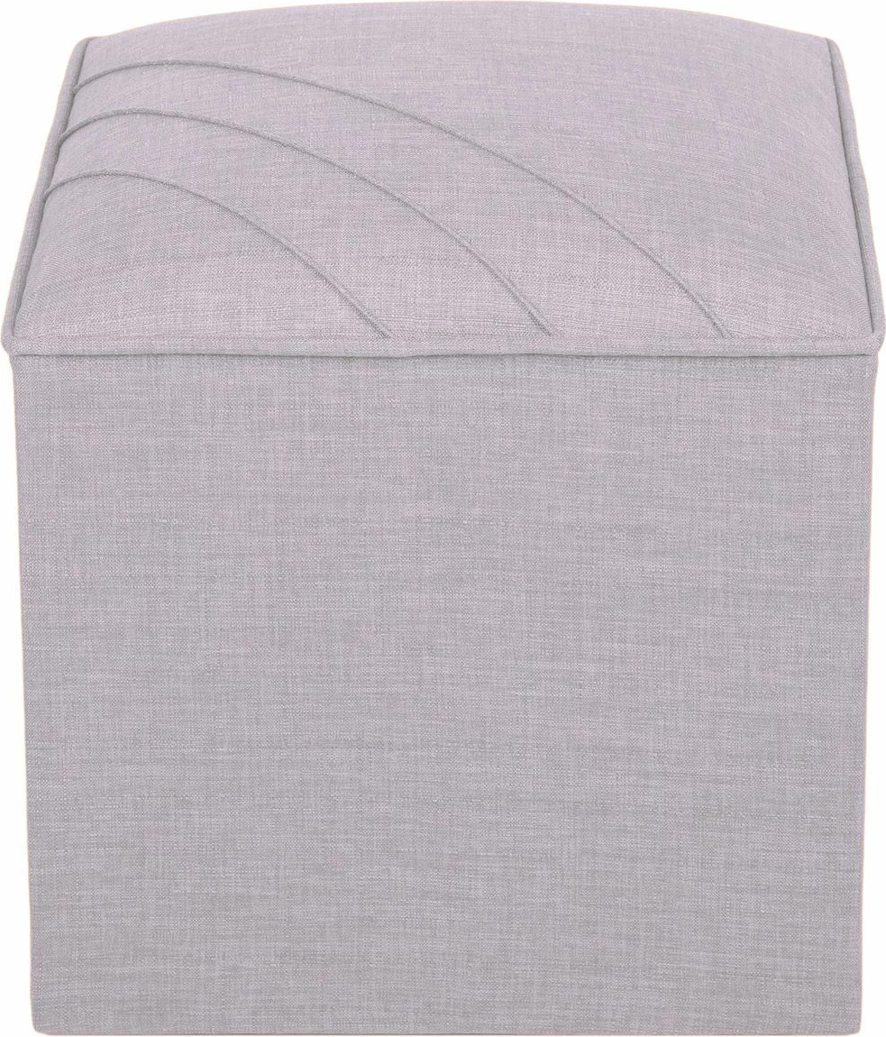 Puf gri Atelier del Sofa, Des Moines