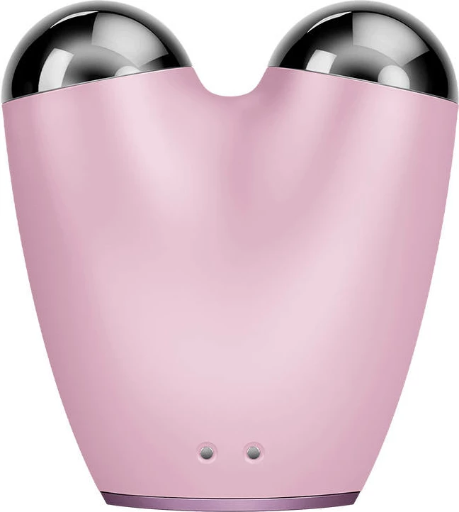 Masazhator fytyre Geske MicroCurrent Face-Lifter 6 në 1 me aplikacion, rozë