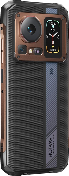 Celular HOTWAV Cyber 16 Pro, 8GB RAM, 512GB, 6.6\" FHD+ 120Hz, 108MP, 6280mAh, USB-C, Dual SIM 4G, NFC, IP68/IP69K, gold