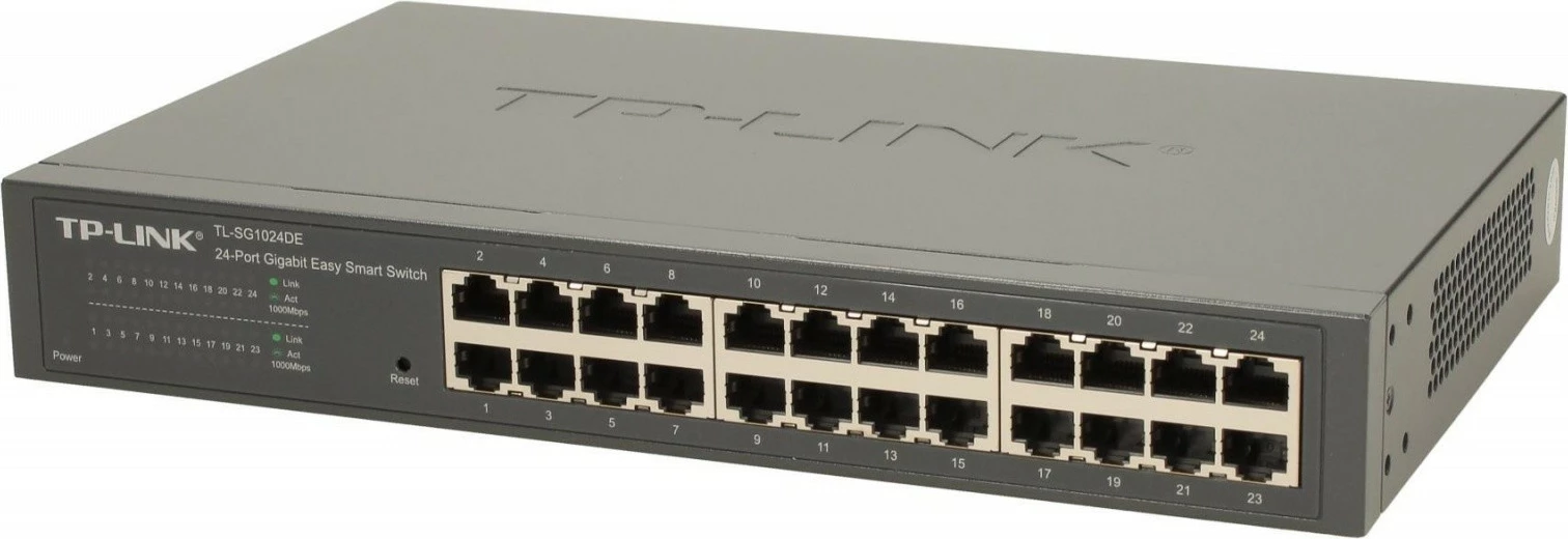 Switch TP-LINK TL-SG1024DE, 24 porta Gigabit, rackmount, i zi