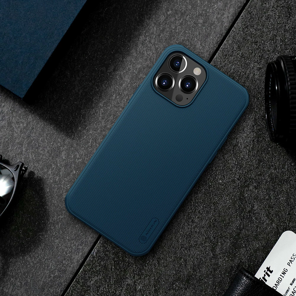 Mbështjellës Nillkin Super Frosted Shield Pro për iPhone 13 Pro Max, Blu