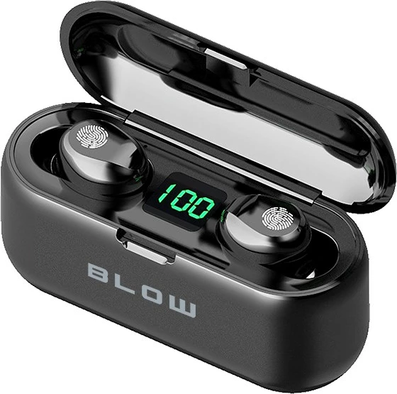 Kufje BLOW Earbuds BTE200 me bankë energjie 2000mAh, të zeza