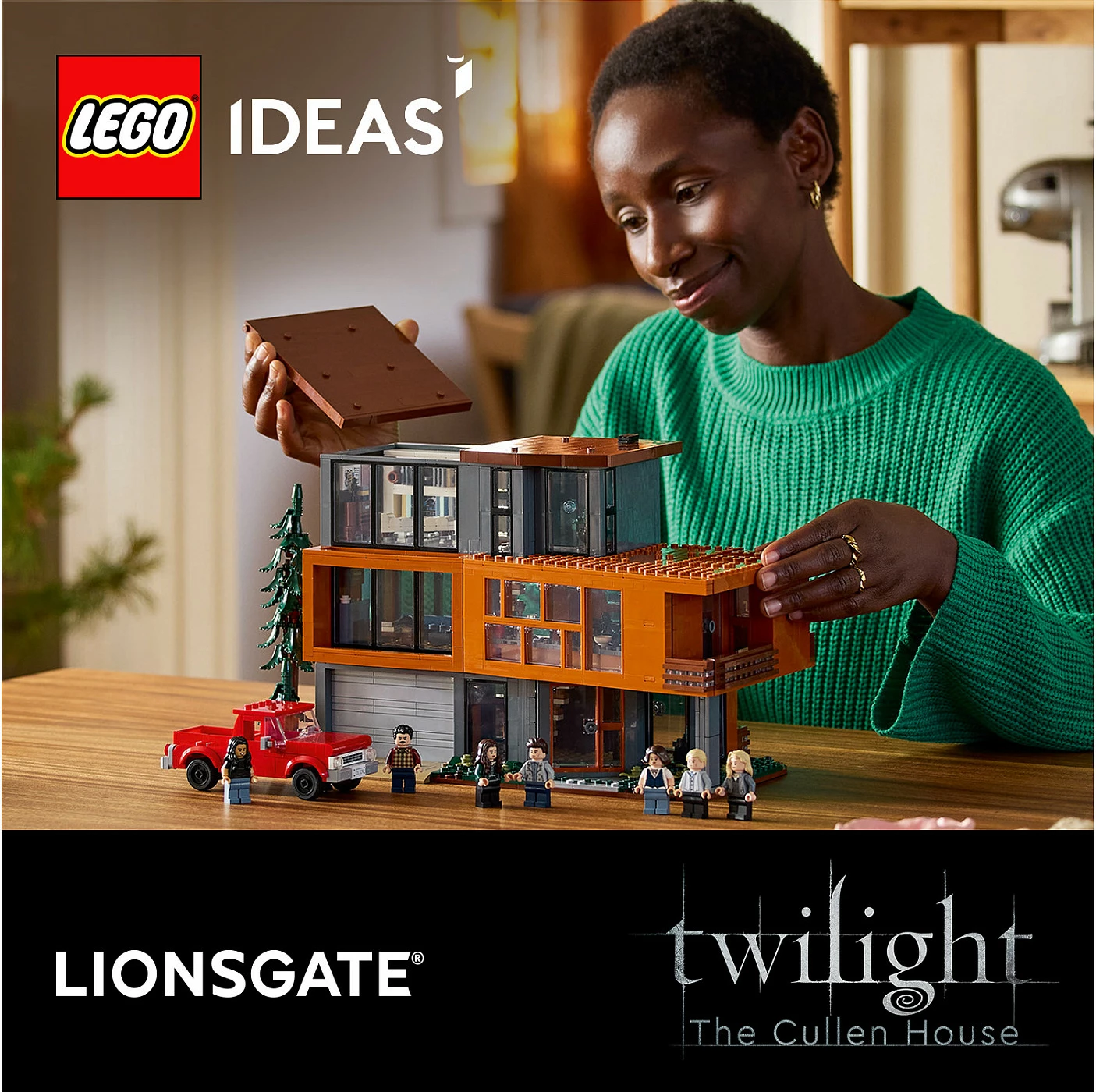 Set ndërtimi LEGO Ideas Twilight The Cullen House 21354, 2001 pjesë, 18+, shumëngjyrësh