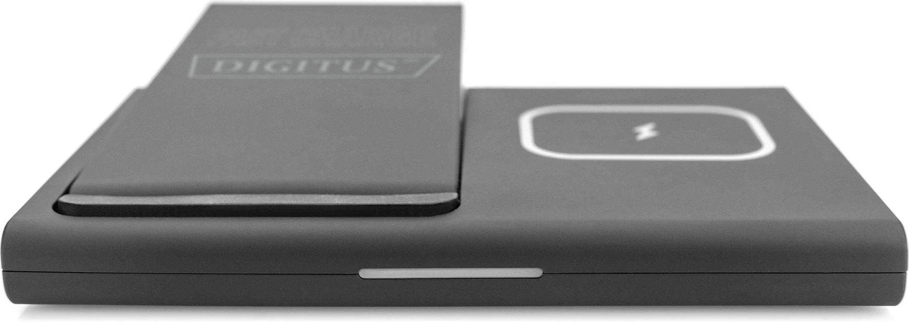 Stacion karikimi 3-në-1 Digitus për iPhone, Apple Watch, AirPods, gri