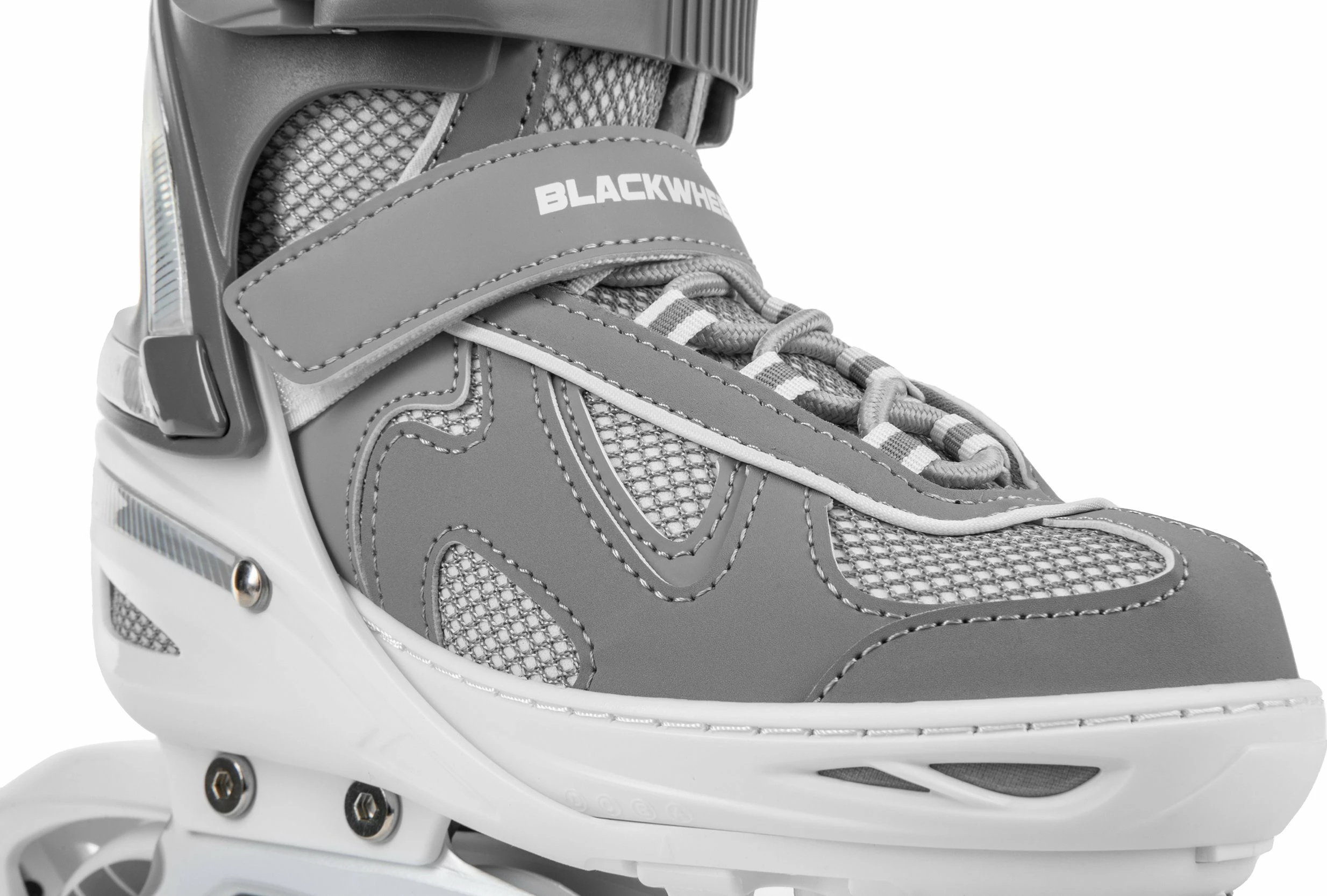 Patina inline Blackwheels Flex Pro 34-37 (e rregullueshme), rrota 80 mm, ABEC 7, me frenë, gri