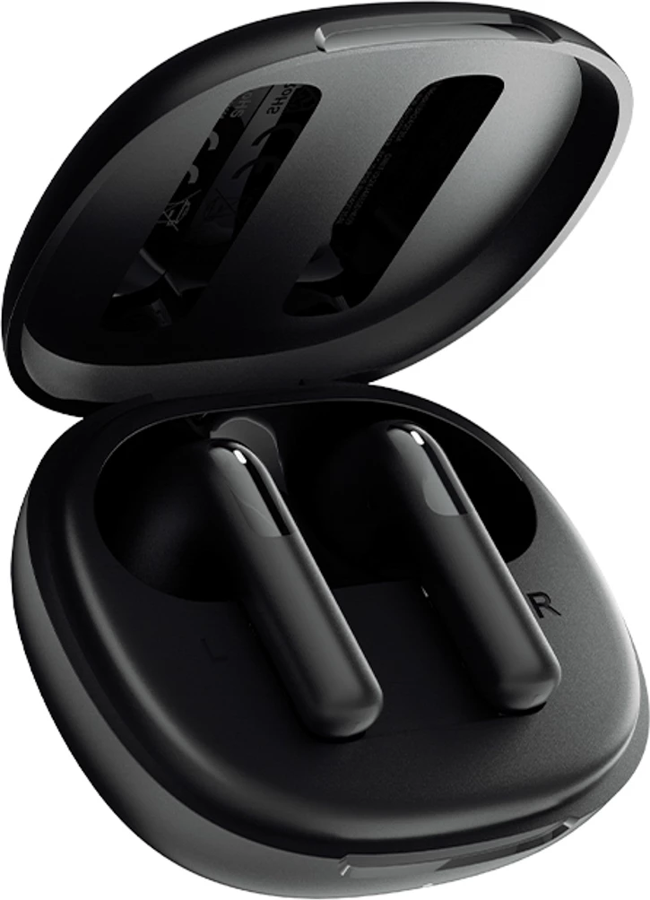 Kufje TWS QCY AilyBuds E10, LDAC Hi-Res, Bluetooth 5.4, ENC, IPX4, USB-C, të zeza
