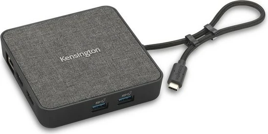 Docking station portabël Kensington MD120U4, USB4, 100 W, 10 Gbit/s, e zezë