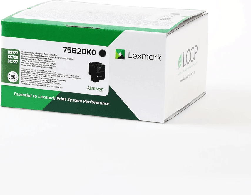 Toner, Lexmark 75B20K0, rendiment 13000 faqe, i zi