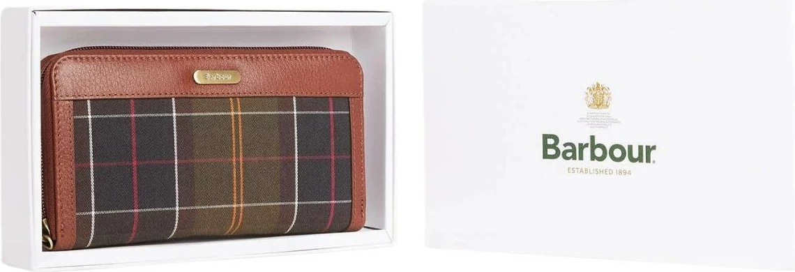 Portofol për femra Barbour Daphne Tartan 262MLLG0039, i gjelbër