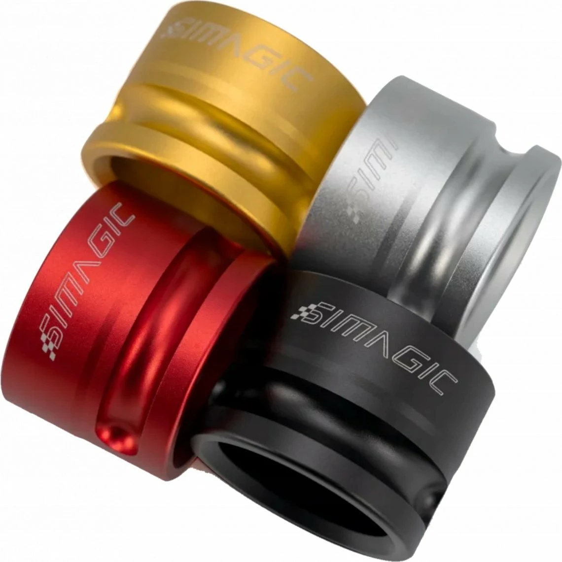 Mbajtëse timoni Simagic P-WMT alumin CNC, e zezë