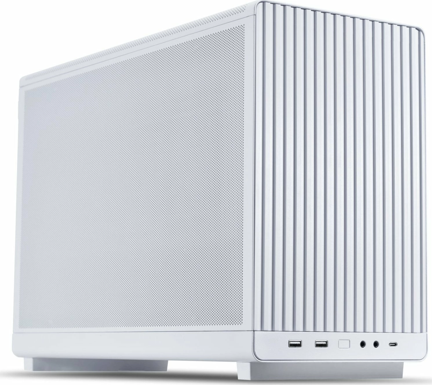 Kasë Lian Li DAN Cases A3 mATX Midi Tower, USB-C, pa dritare, e bardhë