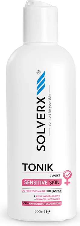 Tonik fytyre për femra SOLVERX Sensitive Skin 200ml