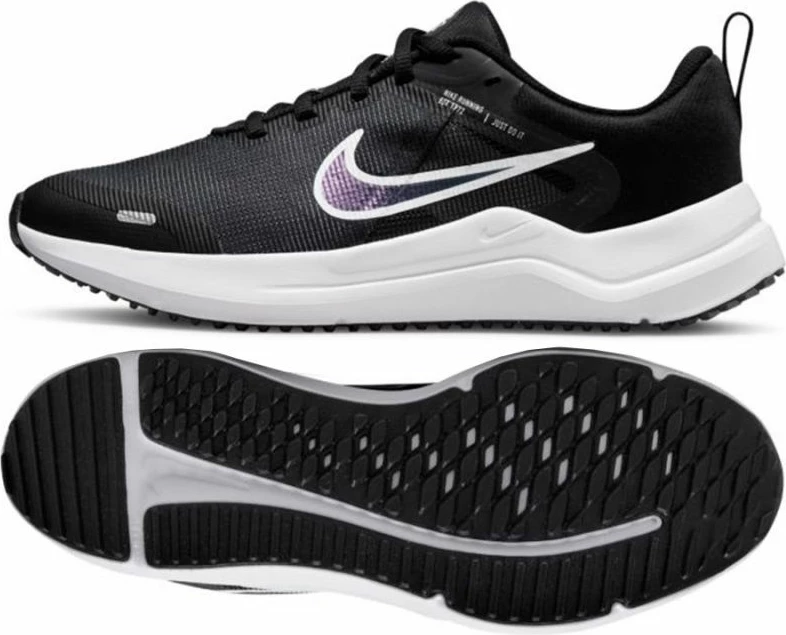 Atlete për vrapim Nike Downshifter 12 Jr për fëmijë, të zeza
