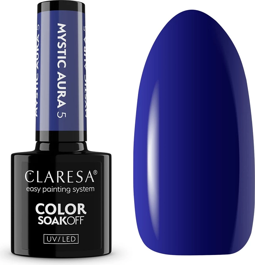 Llak për thonj për femra Claresa Mystic Aura Hybrid, 5g