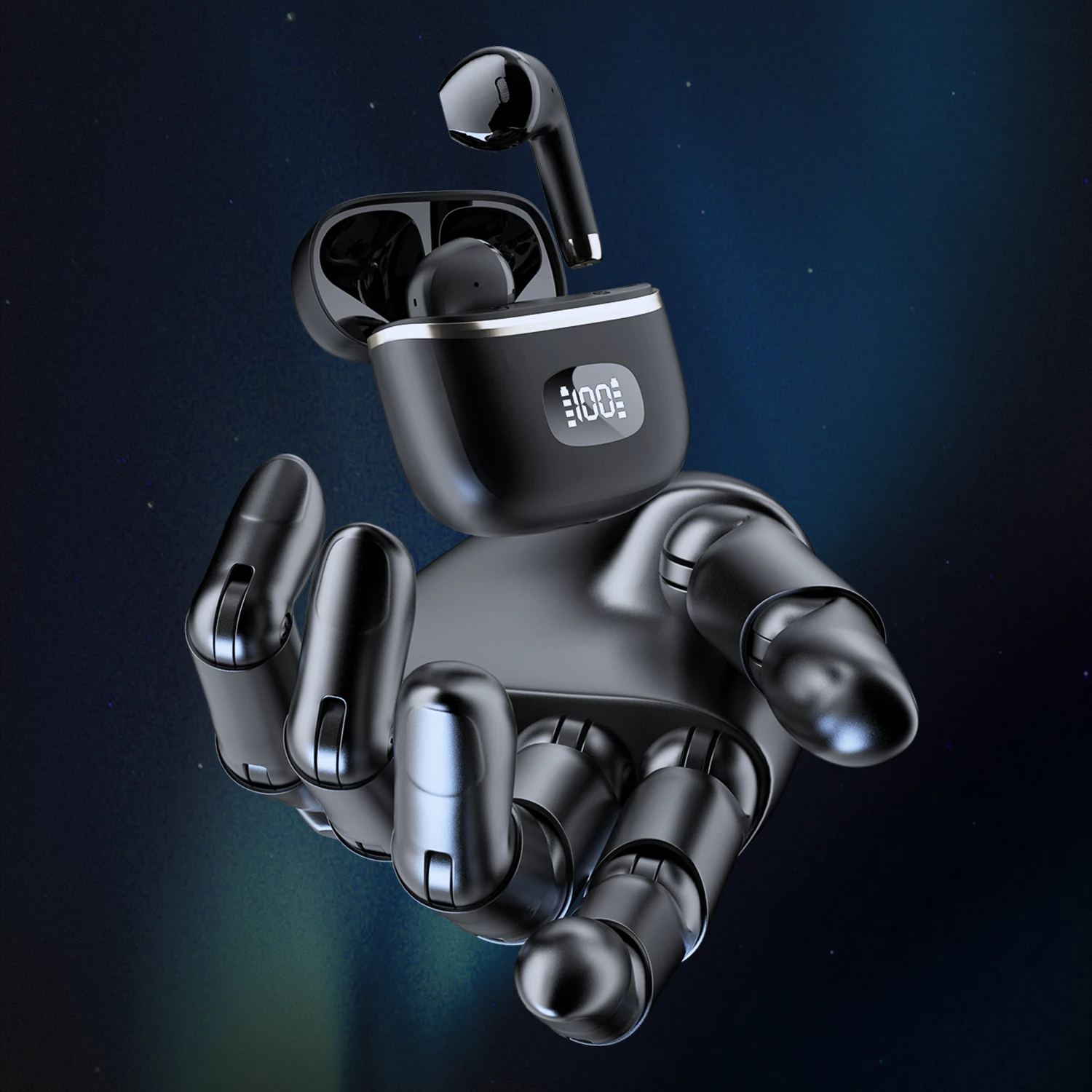 Kufje wireless Dudao U15Pro, in-ear, Bluetooth 5.3, e zezë