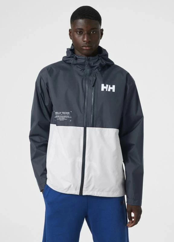 Jakne për meshkuj Helly Hansen, bardhë dhe grafit [Madhësia: L]