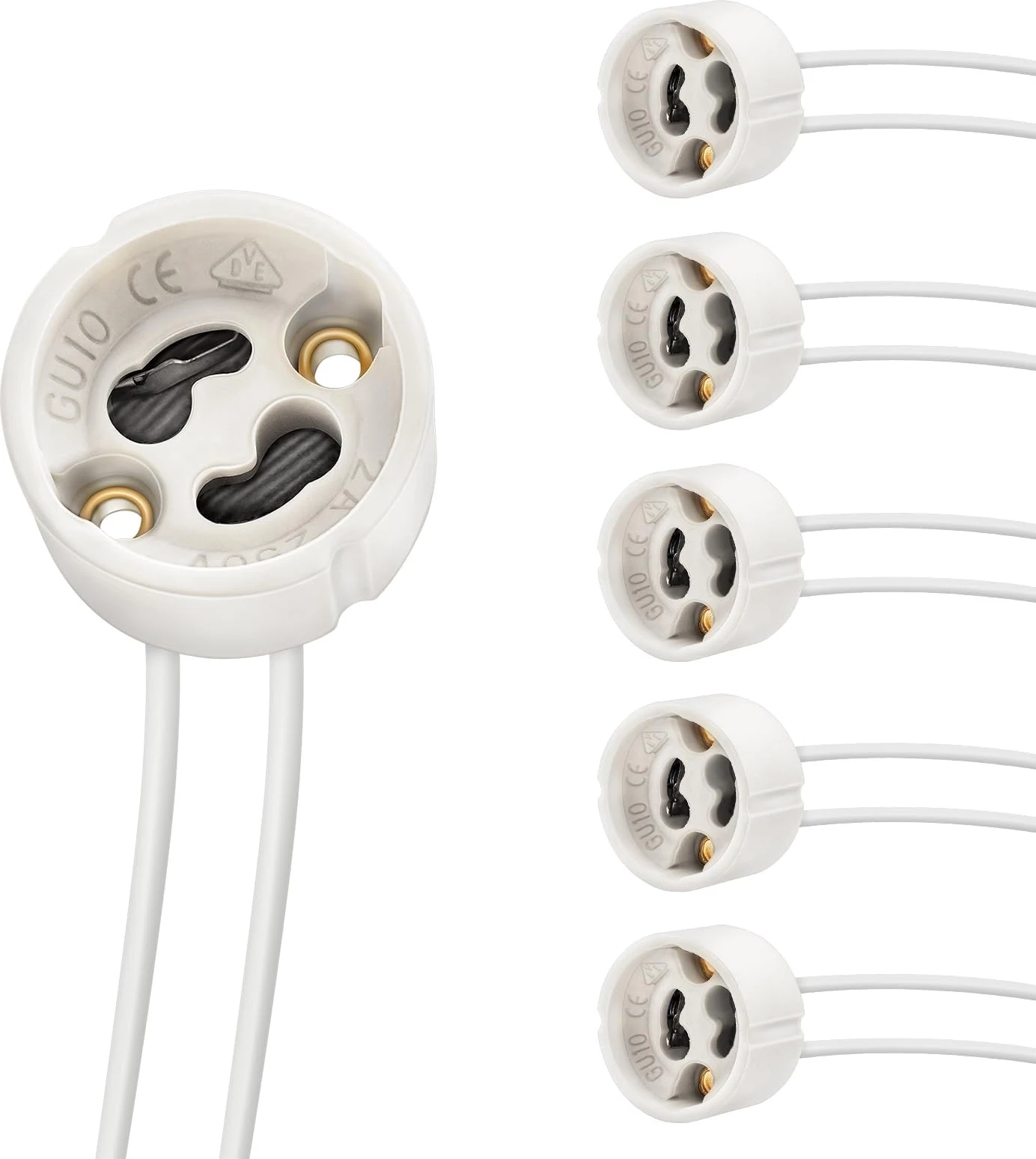 Portollamp (fasank) GU10 qeramik