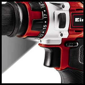 Trapan/vidator me bateri Einhell TE-CD 12/1 X-Li, 12V, 2Ah, kuqe/zi