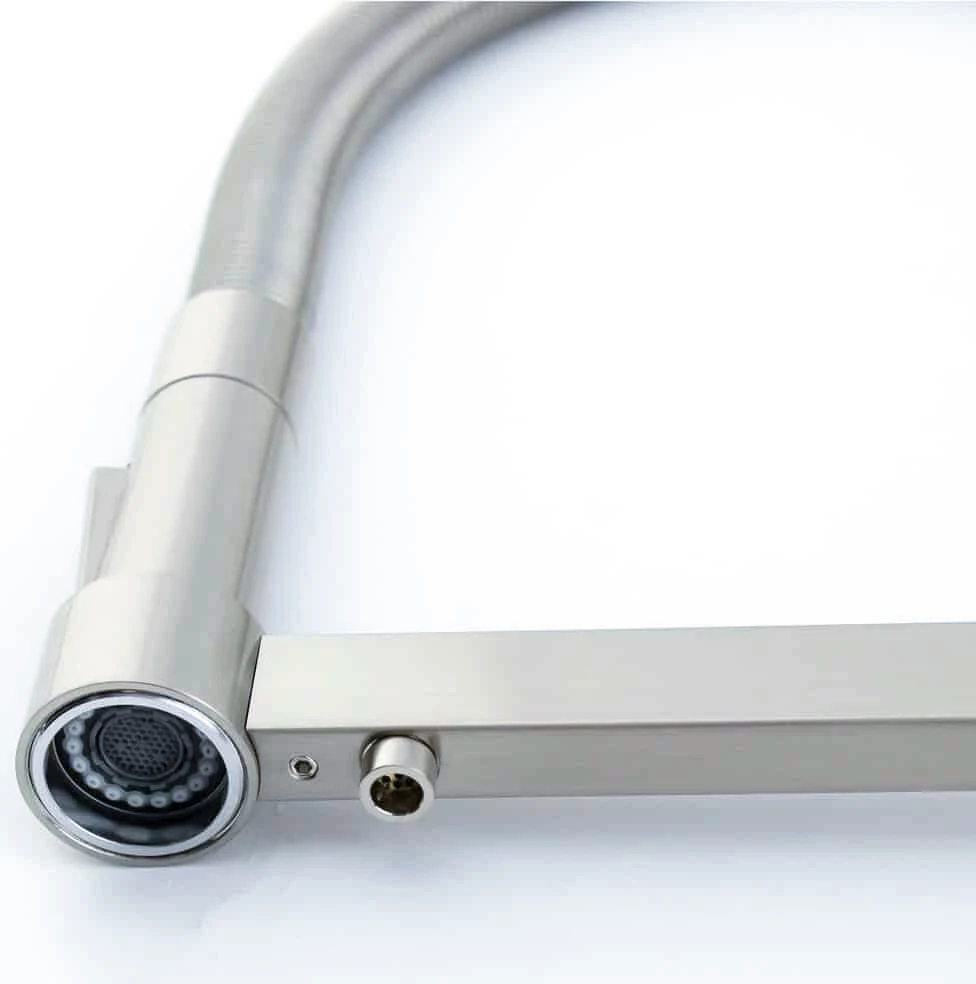 Rubinet uji me dush ndarës, krom i fërkuar