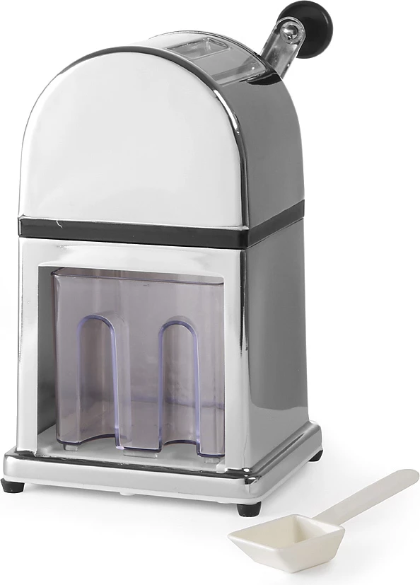 Thyes akulli, Bar Up, aliazh zinku i kromuar me enë plastike dhe lugë, 140x160x(h)270 mm, argjent