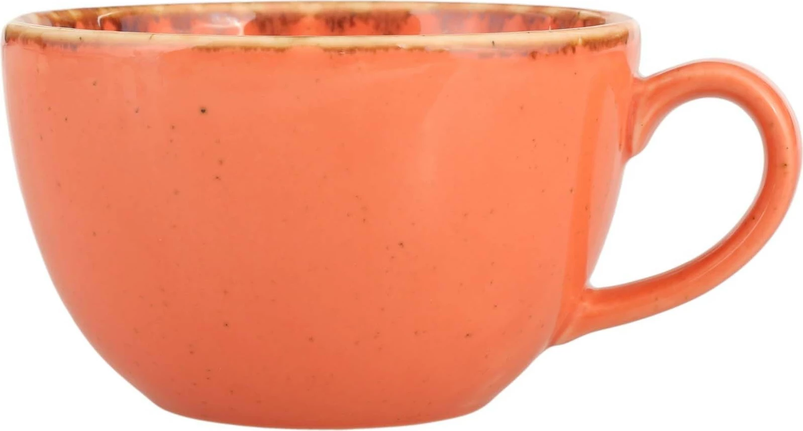 Filxhan porcelani Porland Seasons Amber 250 ml, portokalli, set 6 copë