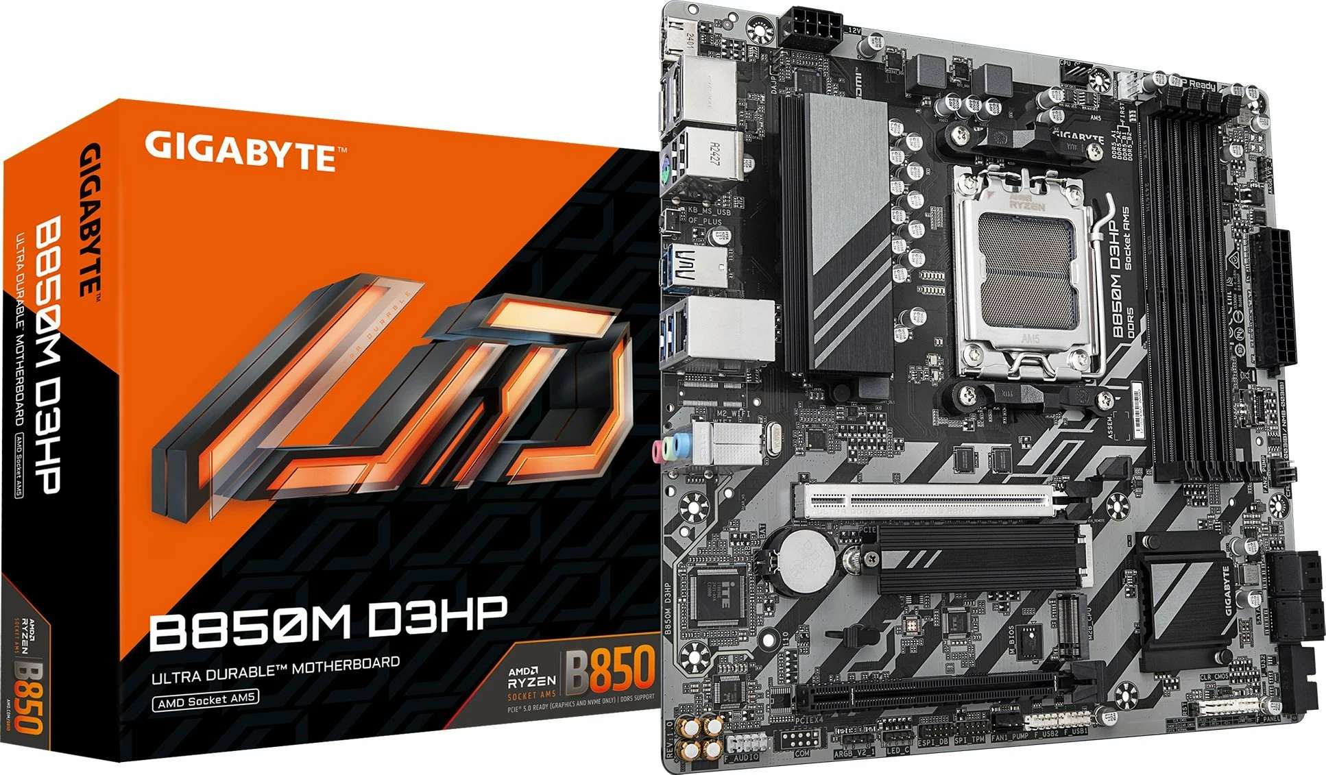 Pllakë amë Gigabyte B850M D3HP Micro-ATX DDR5
