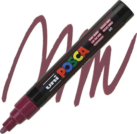 Uni-Marker Pc-5M Posca Red