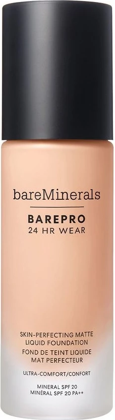 Fondatinë e lëngshme për femra bareMinerals BarePro 24HR Wear Skin-Perfecting Matte Fair 15 Cool SPF20 30ml