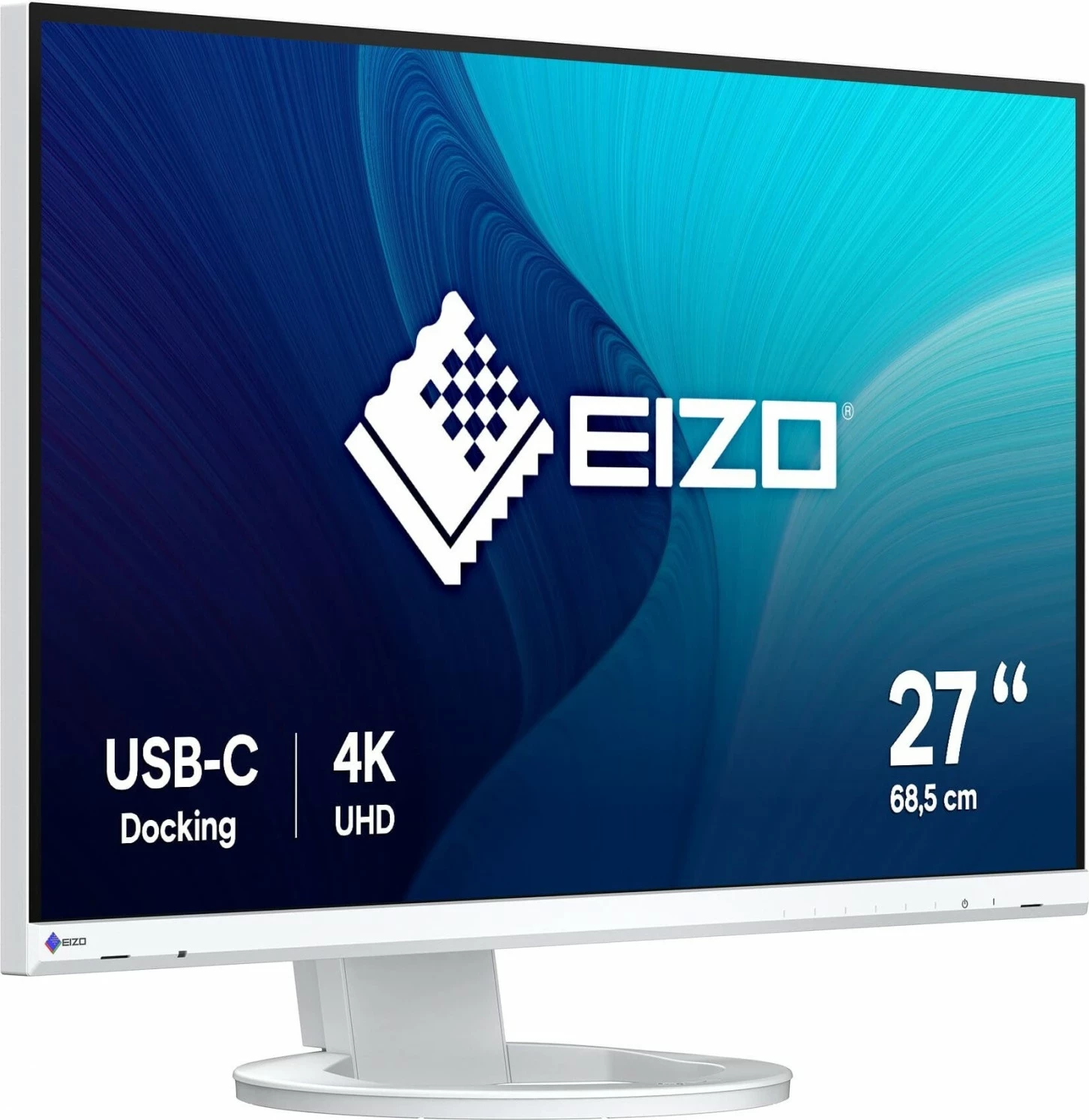 Monitor Eizo FlexScan EV2740S-WT, 27 inch, IPS, 4K, USB-C PD 70W, bardhë
