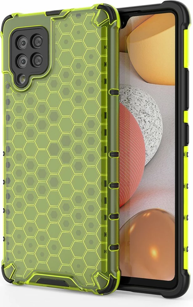 Mbështjellës Hurtel Honeycomb për Samsung Galaxy A42 5G, Gjelbër