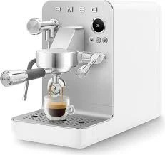 Makinë kafeje espresso Smeg EMC02WHMEU, e bardhë