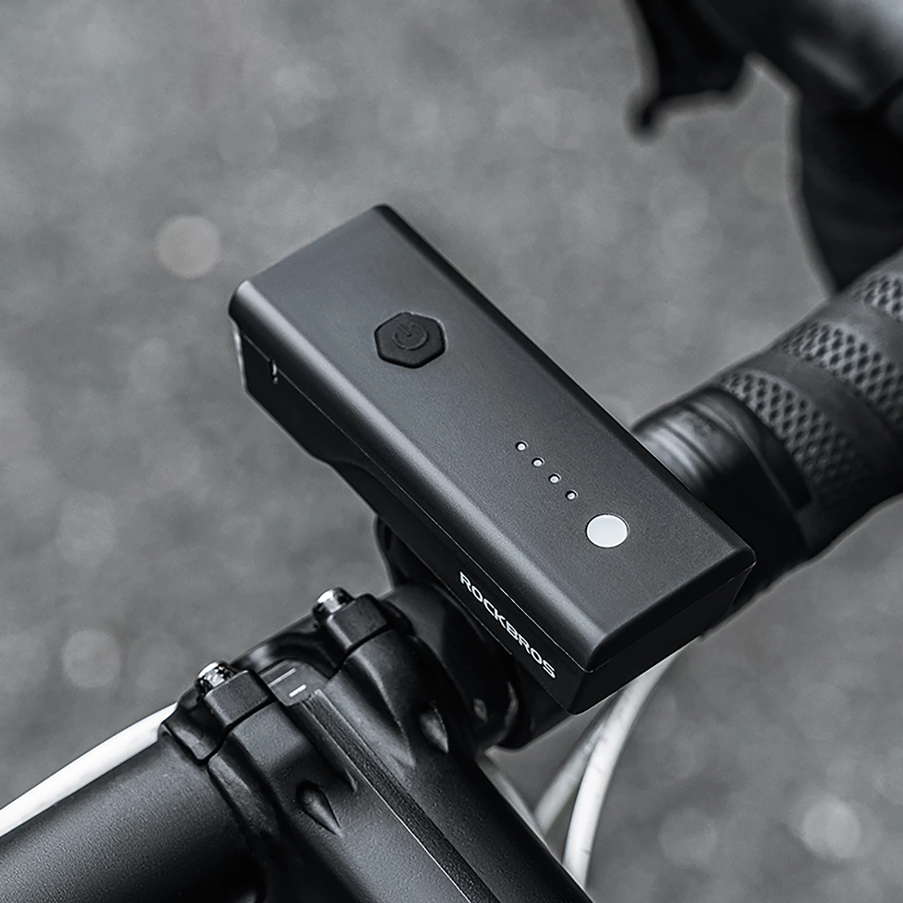 Dritë përpara biçiklete Rockbros 24510003001, 260 lm, 1500 mAh, USB-C, e zezë
