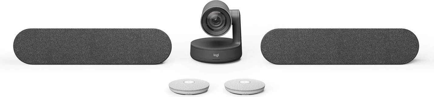 Sistem konferencash video Logitech Rally Plus, 4K Ultra HD, 60 fps, 90°, 15x, Grafit