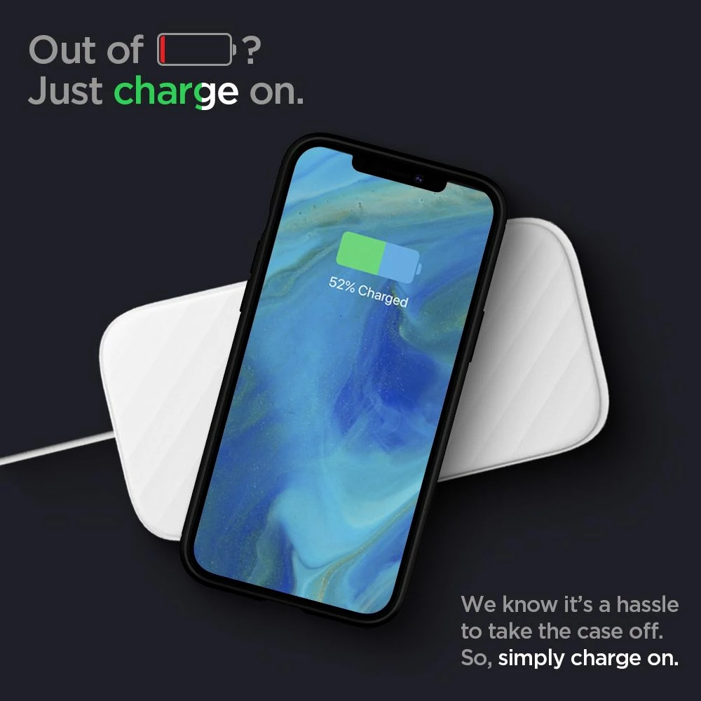 Mbështjellës Spigen Rugged Armor për iPhone 12 / iPhone 12 Pro, Matte Black
