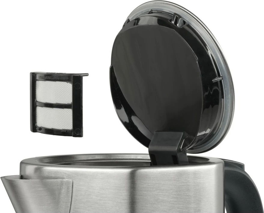 Çajnik Bosch TWK7S05, 1.7 L, 2200 W, Ngjyrë e zezë, Gri