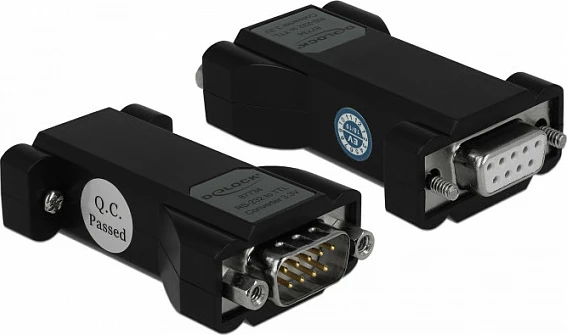 Konvertues serial DeLOCK 87734, RS-232 në LVTTL/LVCMOS 3.3V, DB9, i zi