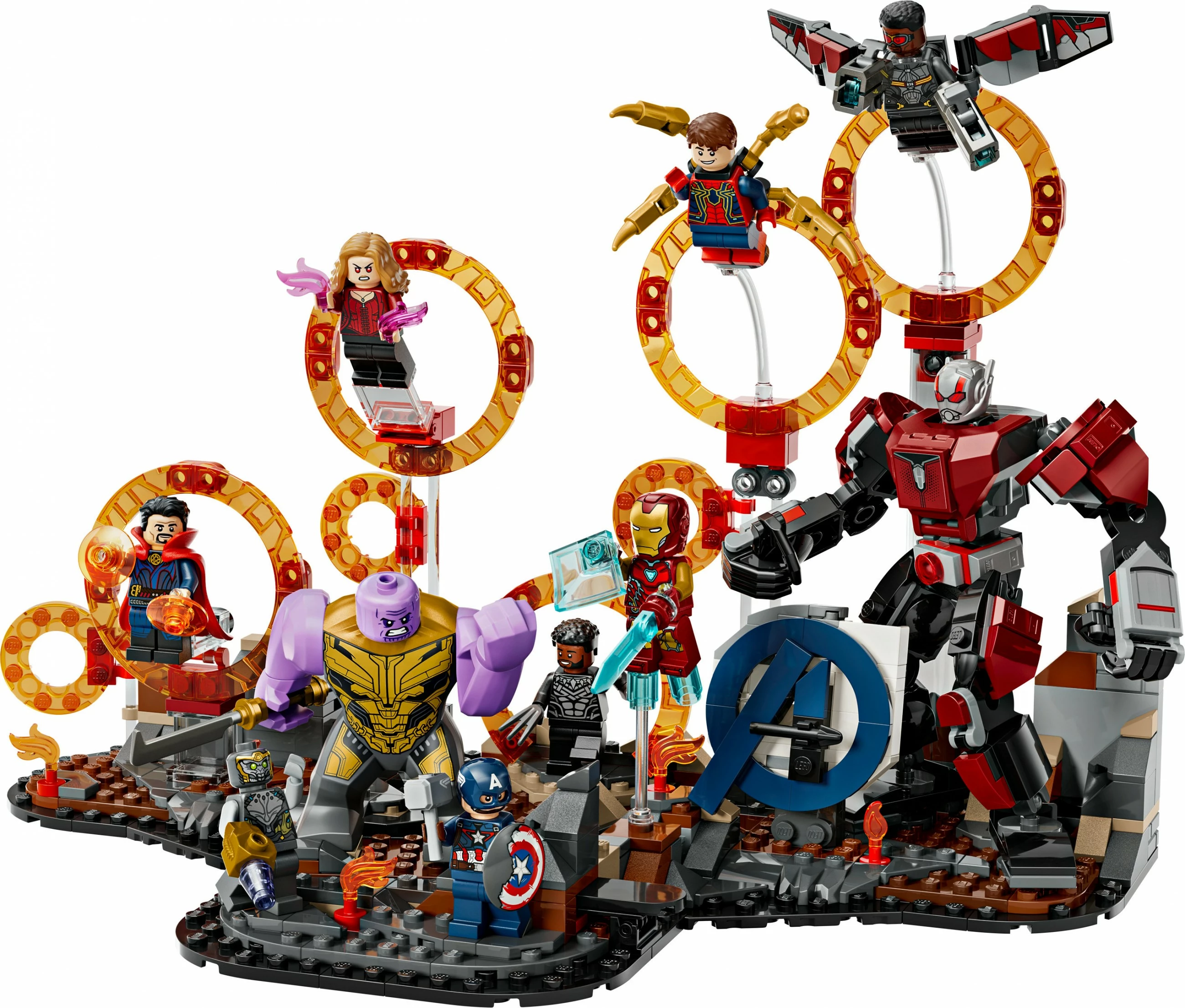 Set ndërtimi LEGO Marvel Avengers: Endgame Final Battle 76323, 621 pjesë, multikolor