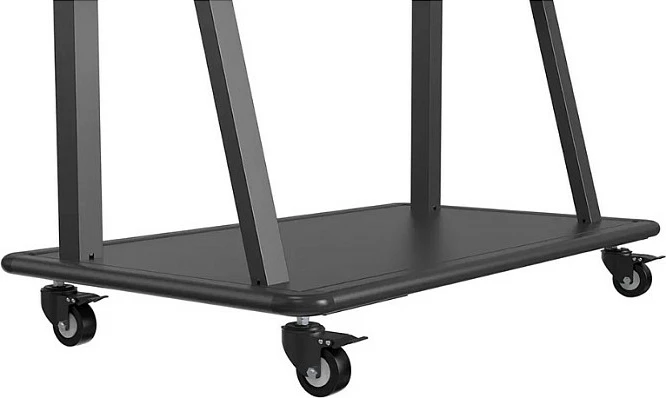 Karrucë mbajtëse për TV Neomounts BOS, 60"-105", max 150 kg, VESA 1000x600, me rrota, e zezë