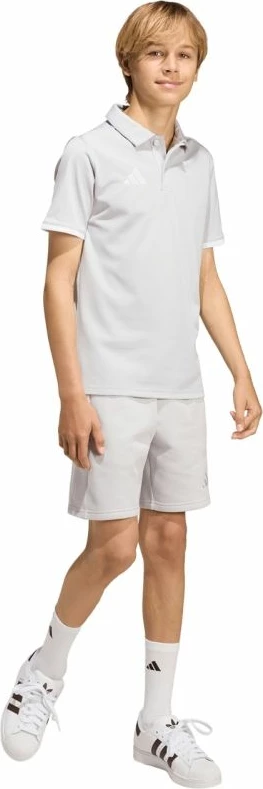 Maicë polo për fëmijë adidas Entrada 26, gri e çelët