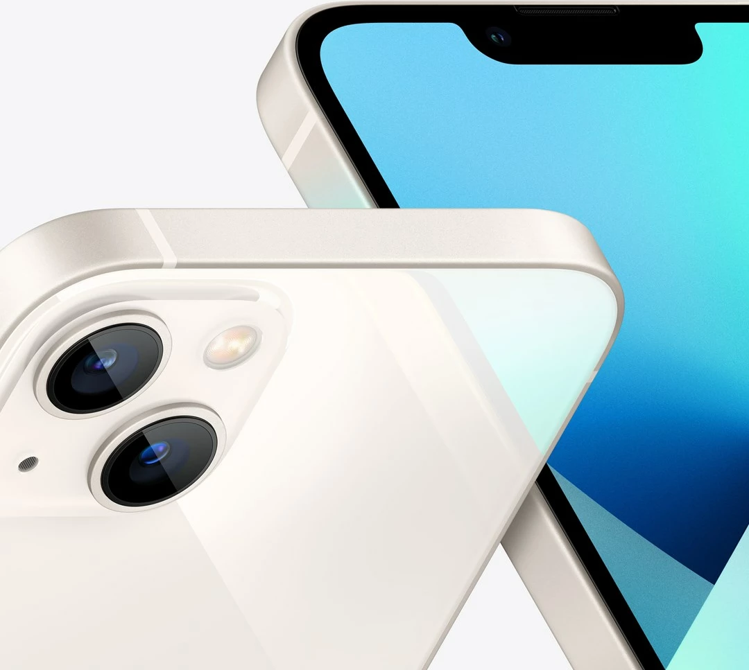 Celular Apple iPhone 13, 128 GB, iOS, 6.1", Bardhë