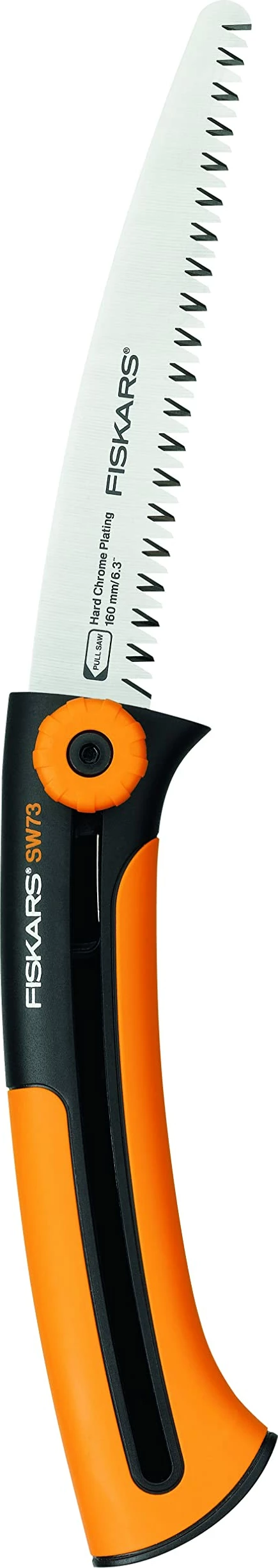 Sharrë dore Fiskars SW 72 për kopësht, zezë/ portokalli