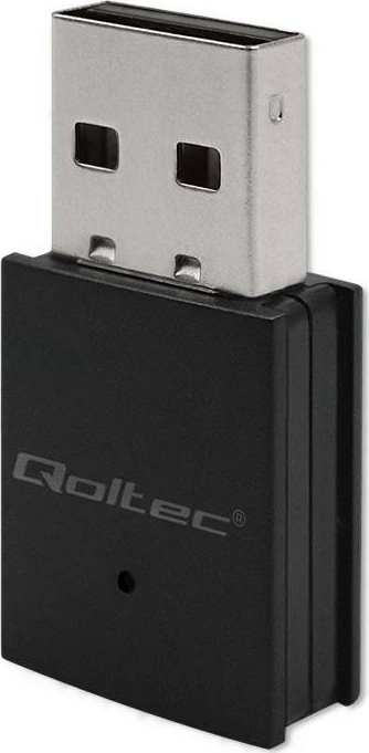Adapter WiFi Qoltec 56989, Standard AC, BT 4.0, USB 2.0, 600Mbps