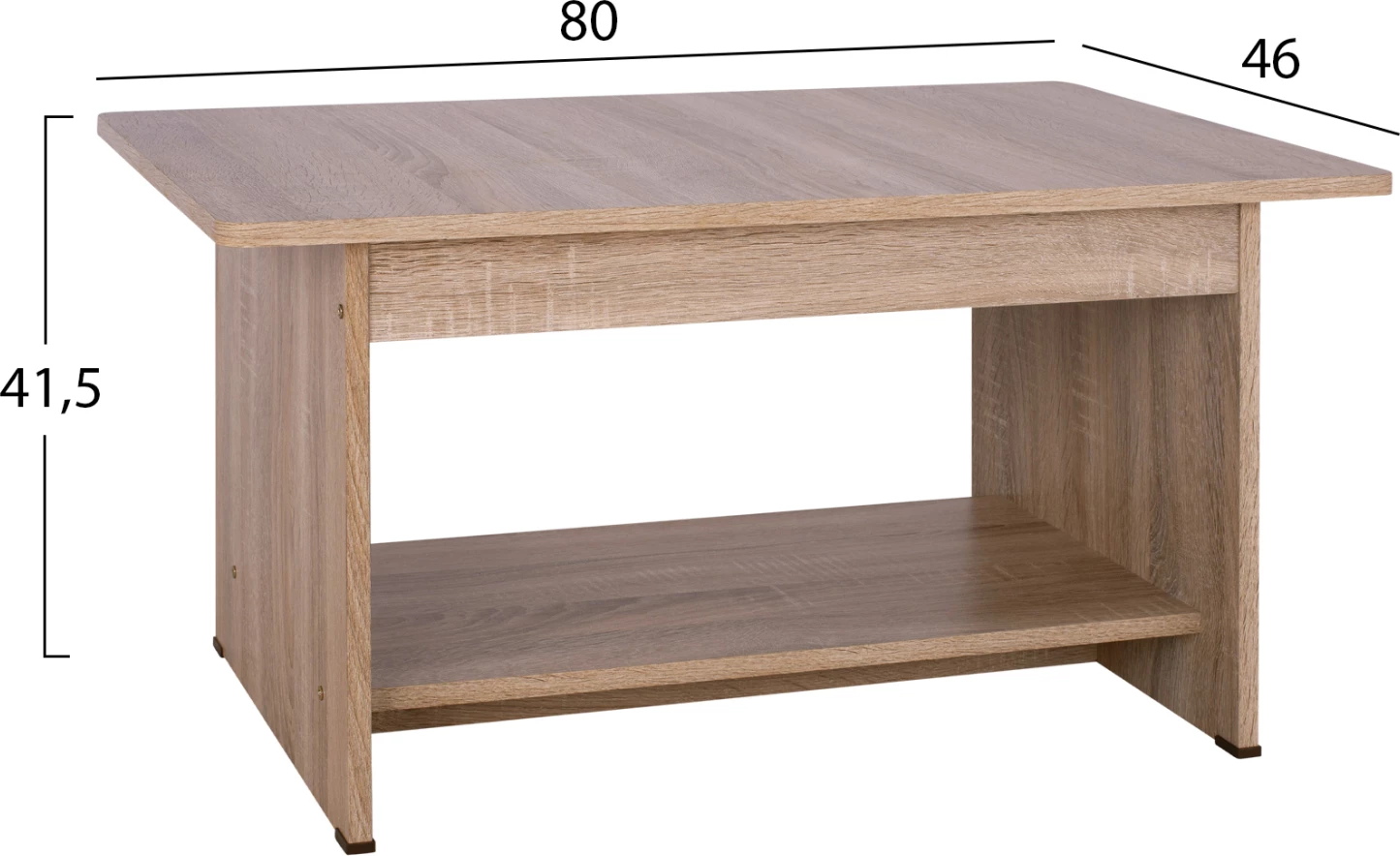 Tavolinë kafeje, ngjyrë sonama, FH2286.02, 80x46x41.5 cm