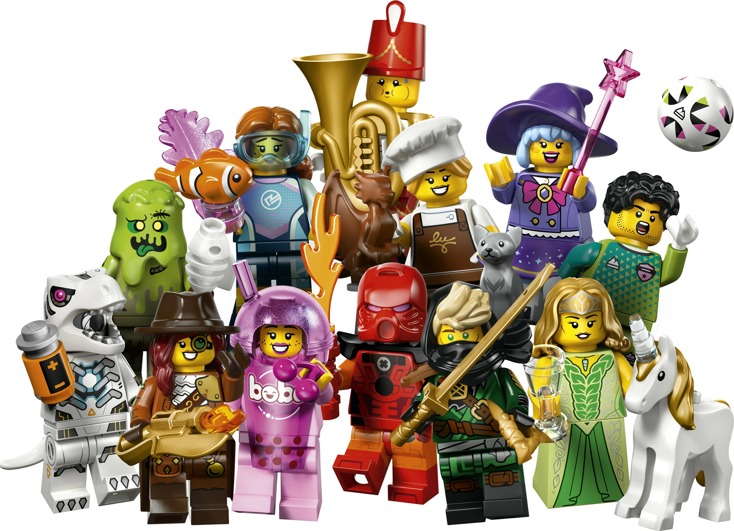 Set LEGO Minifigures 71052, Seria 29, 8 pjesë, multikolor